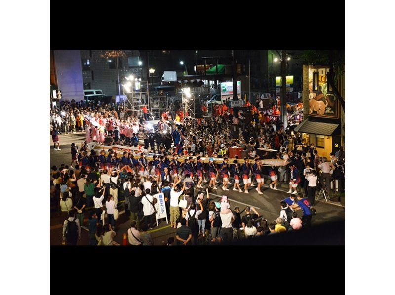 【福島県・福島市】第55回福島わらじまつり【8/2（金）・8/3（土）限定】有料観覧席テーブル席・国道13号線（4名／テーブル）